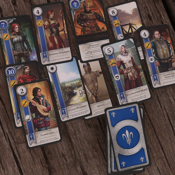 Sfmlab Witcher Northern Realms Gwent Deck Cards