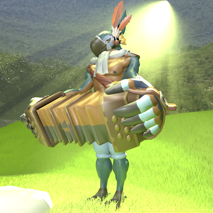 Sfmlab Buff Anthro Kass Clothed And Nude For Sfm Reupload Hot Sex Picture