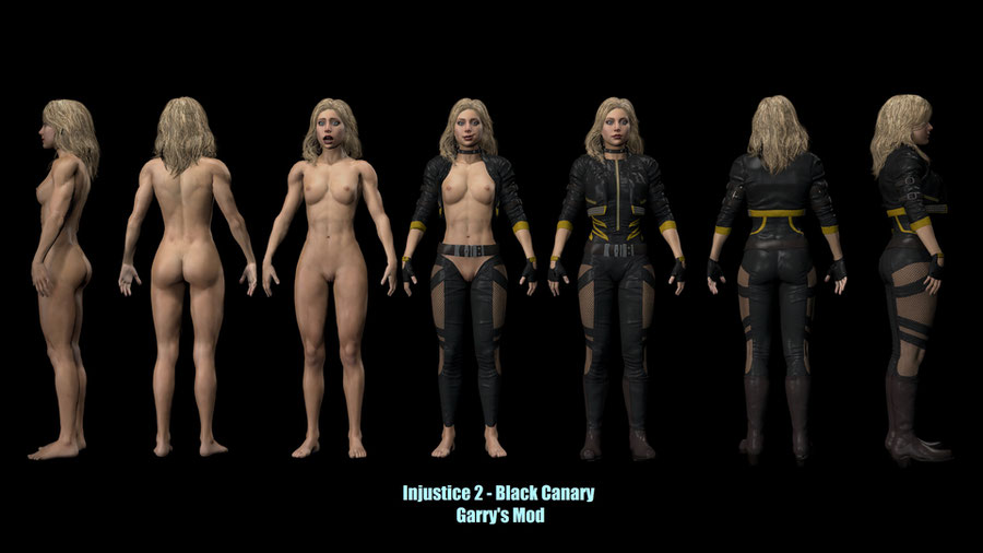 SFMLab Black Canary Injustice 2 Nude