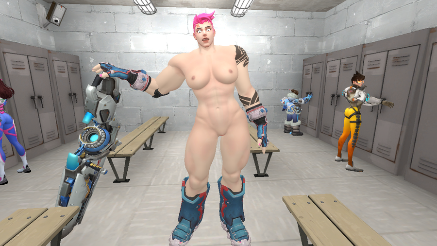 SFMLab Zarya Overwatch Nude Fem Heavy TF2