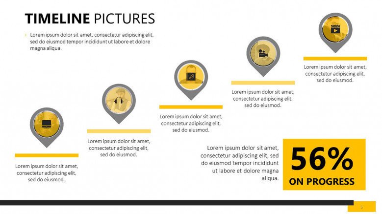 timeline template with pictures