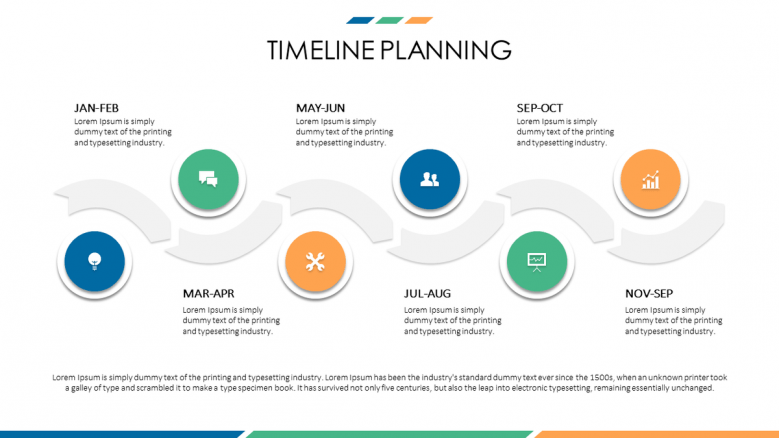 timeline template of a project