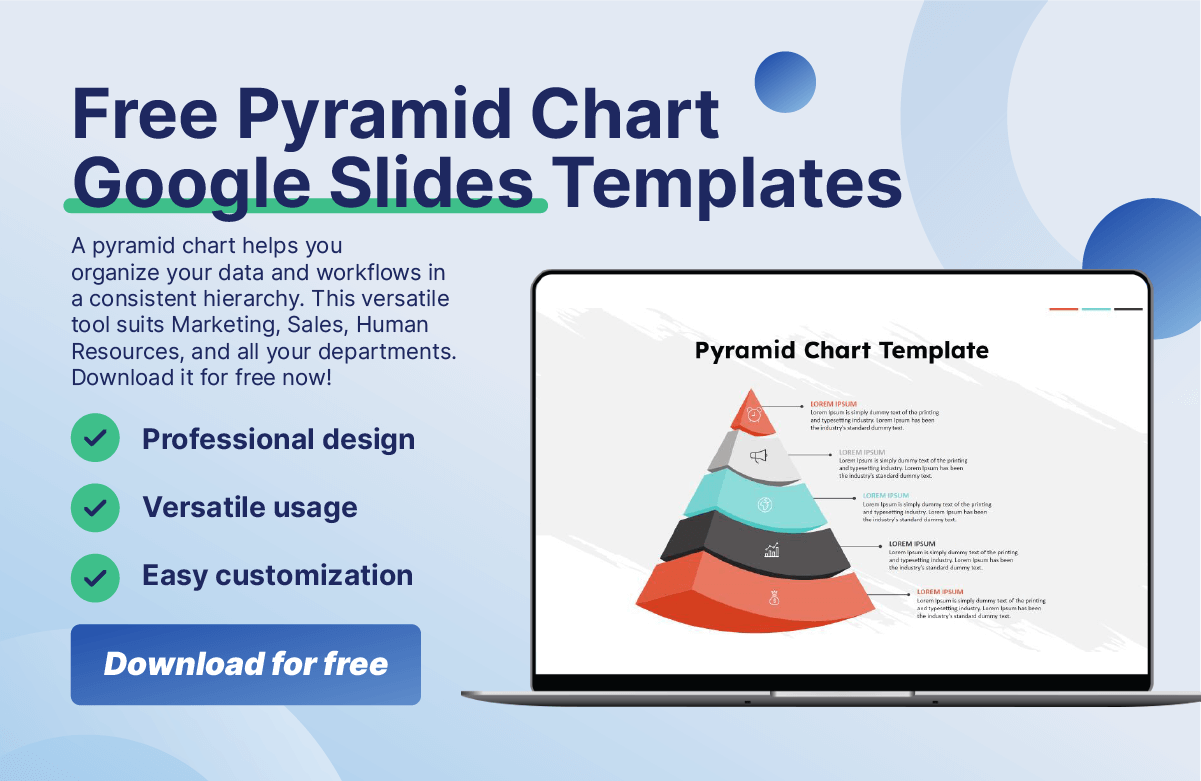 Free Pyramid templates in Google Slides