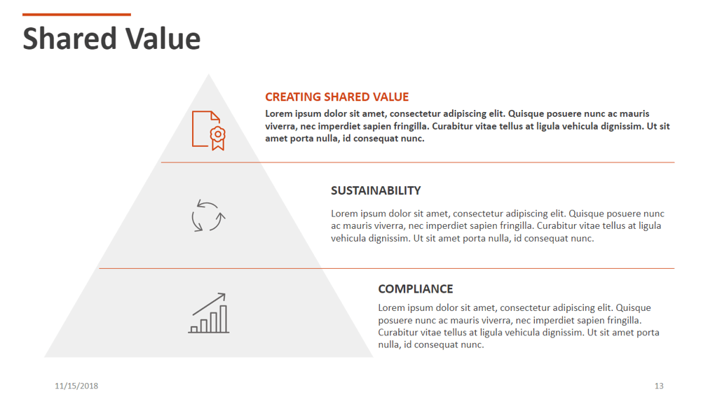 Pyramid Template in Google Slides