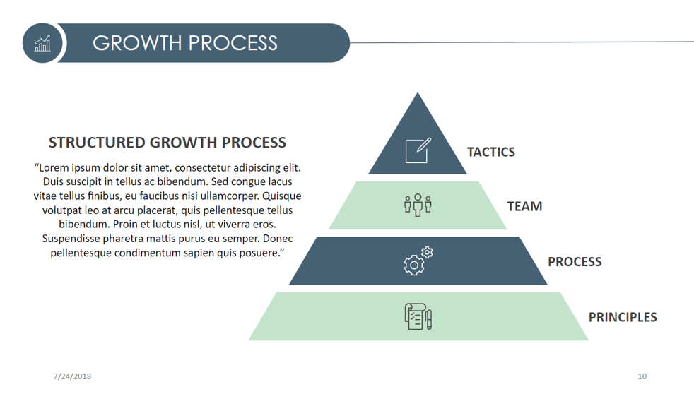 Pyramid Template in Google Slides