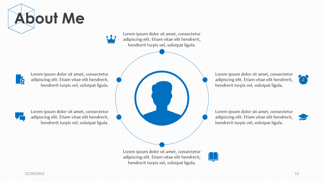 all about me presentation template