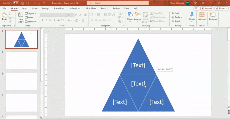 How to Make a Segmented Pyramid Chart in PowerPoint