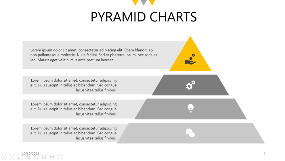 PowerPoint Pyramid template