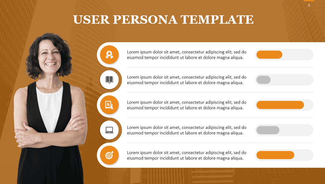 User Persona PowerPoint Template