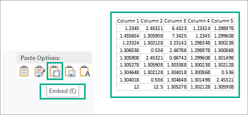 How do you EMBED Excel Data to PowerPoint Slides