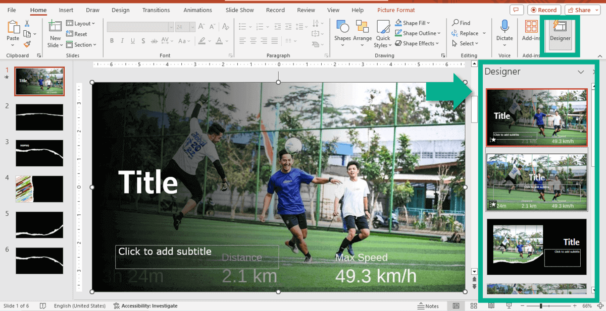 How to make your own PowerPoint Template with a Picture