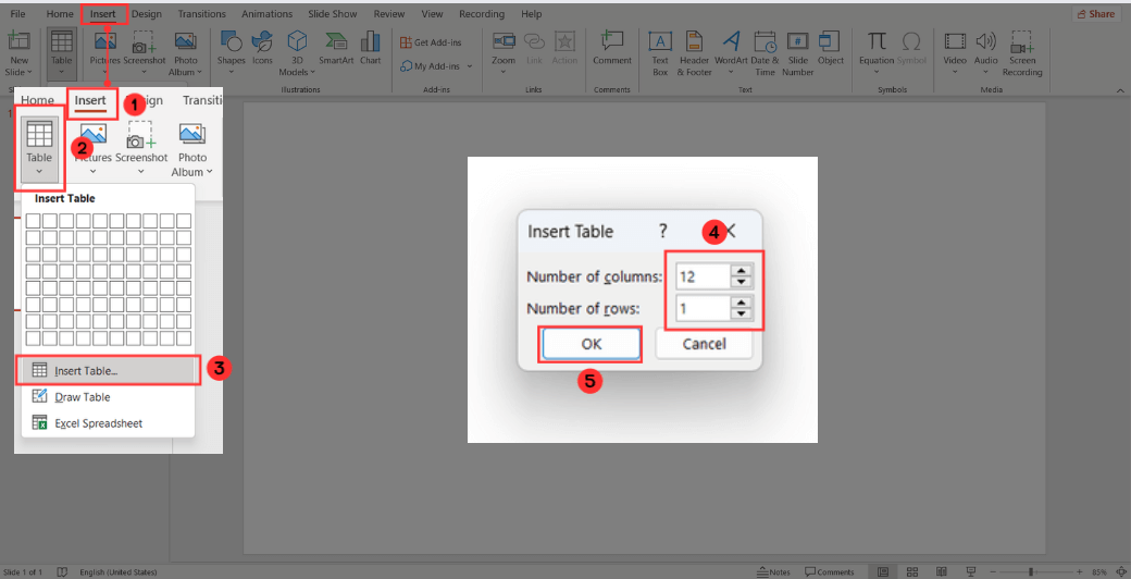 gantt chart presentation ppt