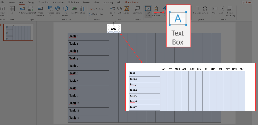 gantt chart presentation ppt