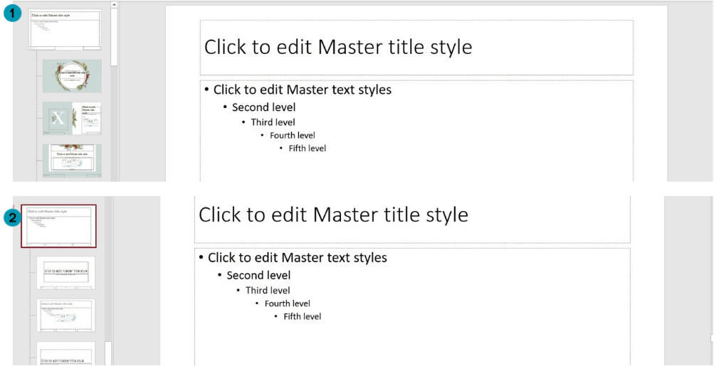 powerpoint 2016 copy slide master to another presentation