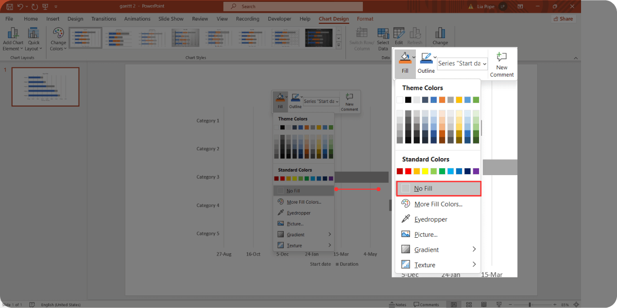 gantt chart presentation ppt