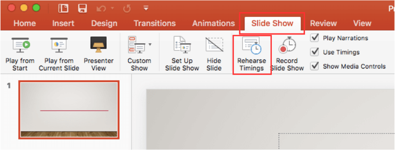 how to play presentation in powerpoint