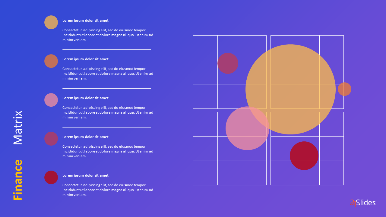 Bubble Chart Template