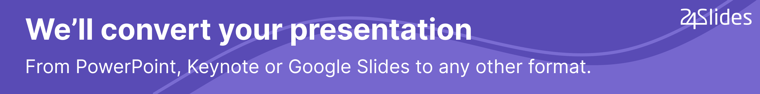 24Slides service convert format