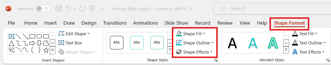 How to edit a PowerPoint Flowchart