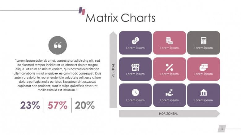 Matrix Chart PowerPoint Template