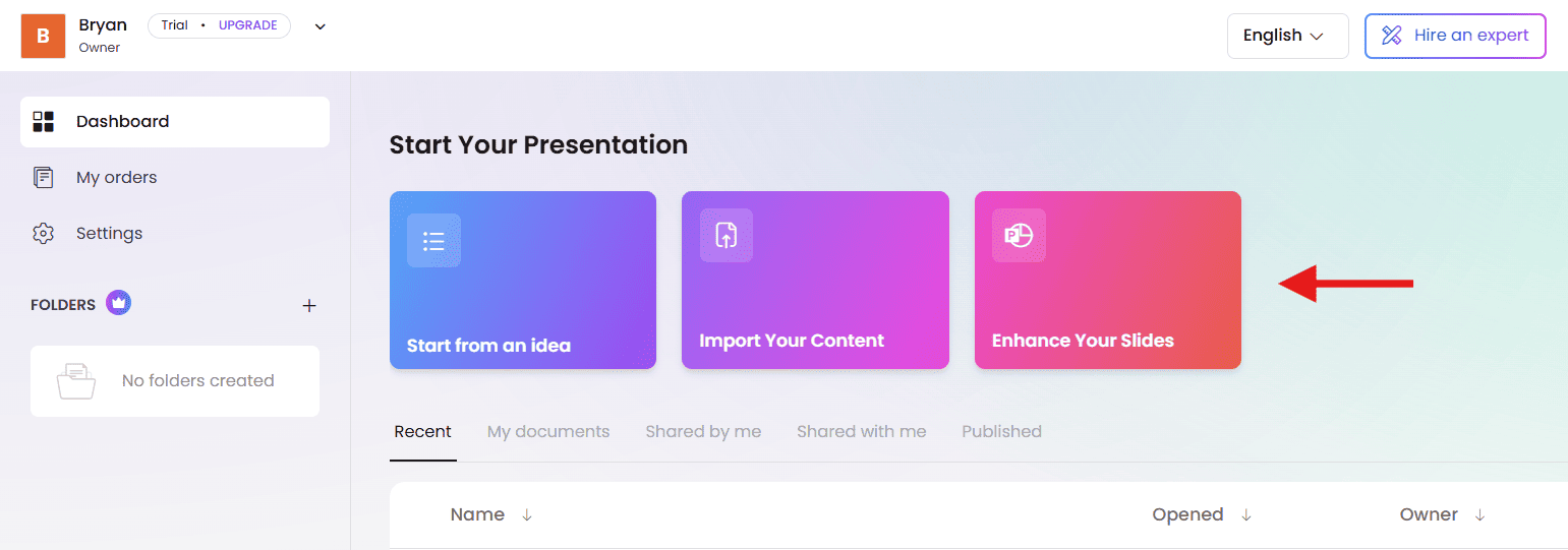 Ways to create presentations with Presentations.ai