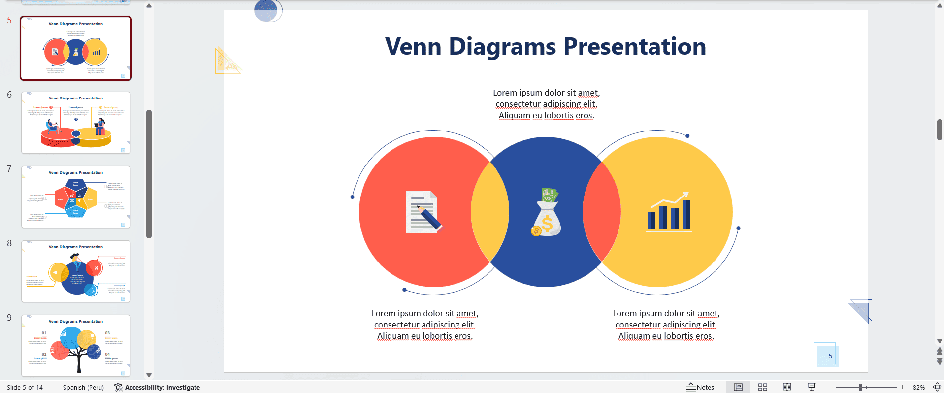 Free PowerPoint Venn Diagram Template