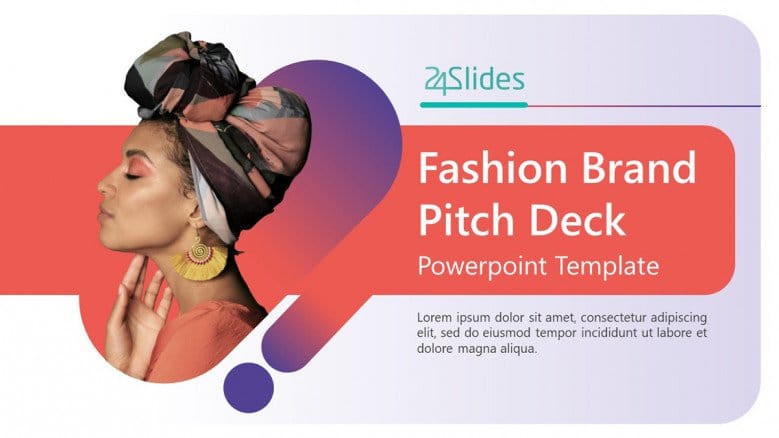 Fashion Brand Pitch Deck Template