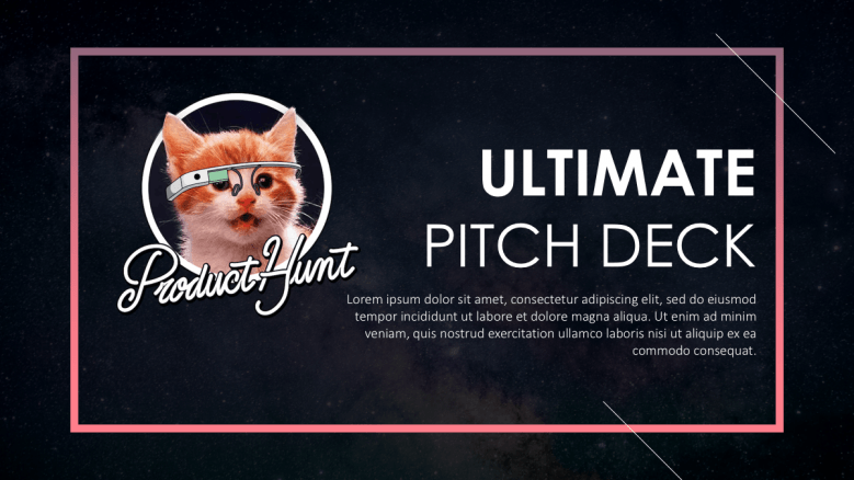 Product Hunt Pitch Deck Template