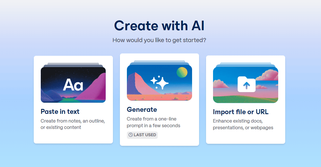 How to create an AI presentation with Gamma App