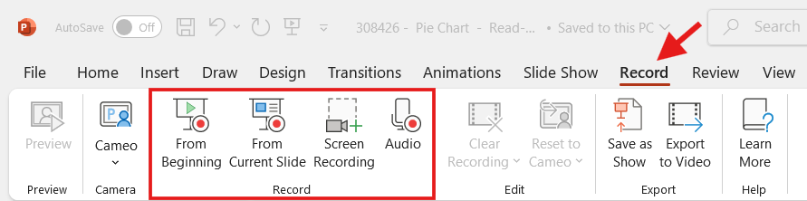 How to record a PowerPoint presentation