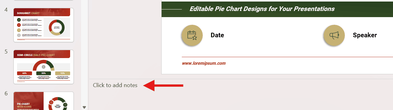 How to add notes in PowerPoint