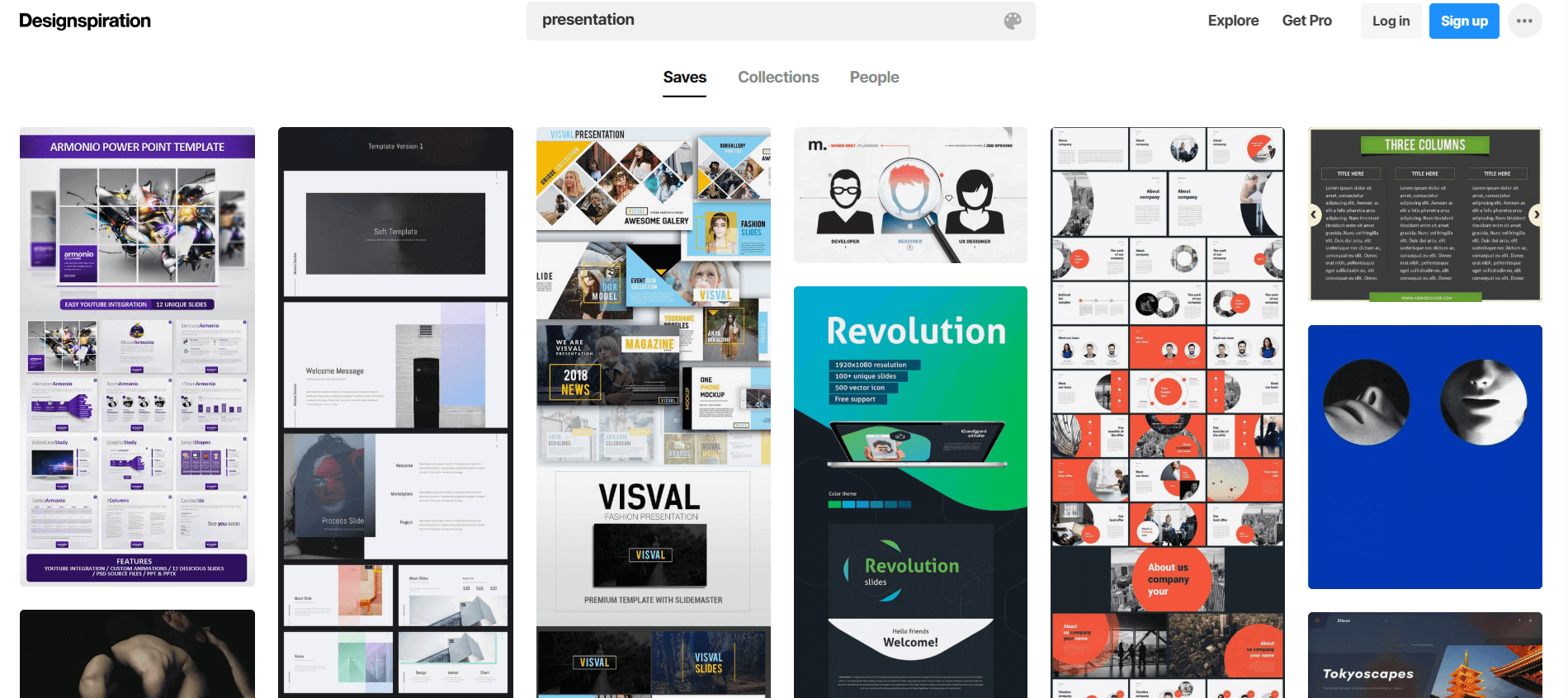 Designspiration examples