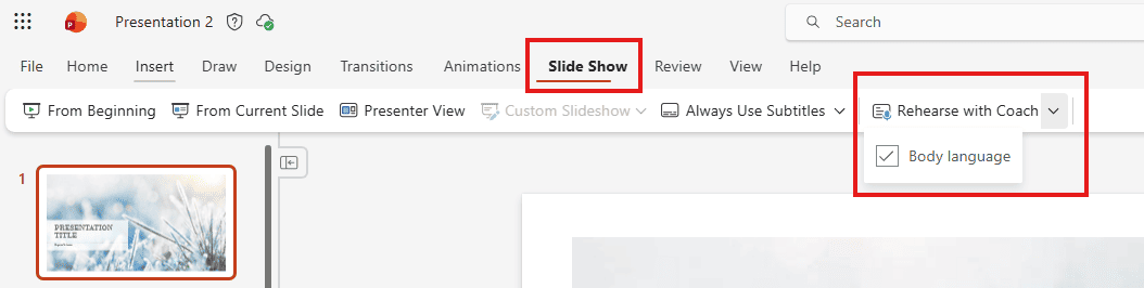 How to get speaker coach