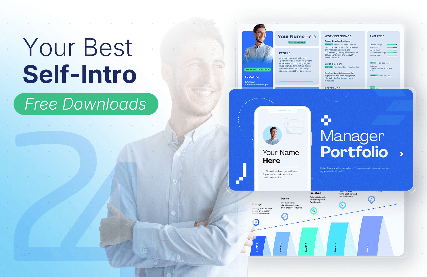 20+ Self Introduction PowerPoint Templates: Download for free!