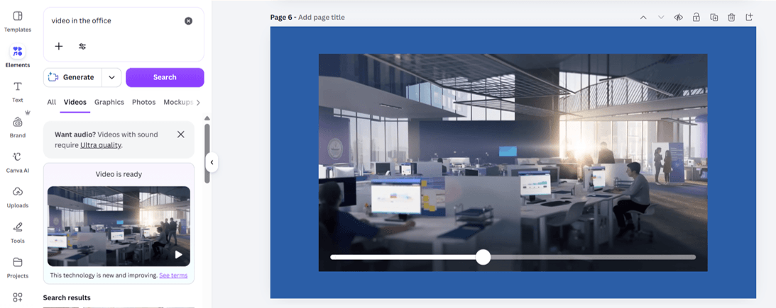 how to create a video with Canva AI