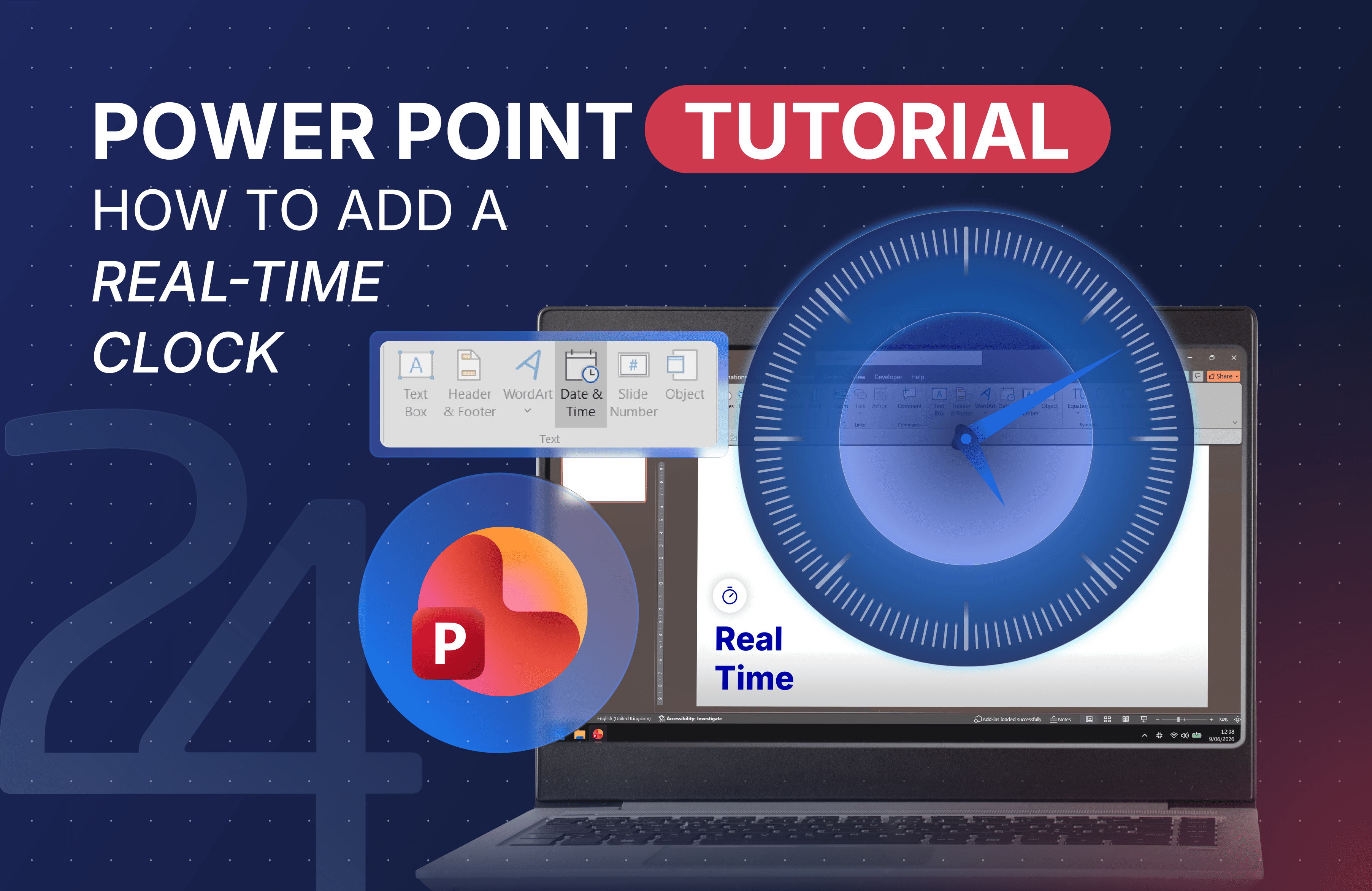 Add a Real-Time PowerPoint Clock to Your Presentations