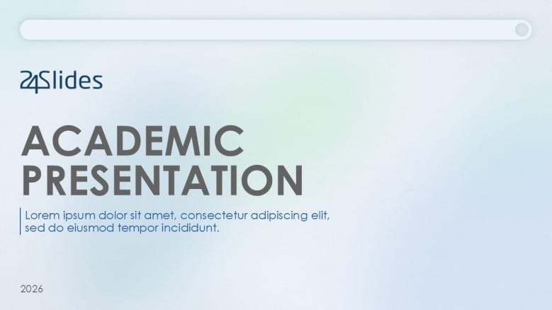 academic presentation template