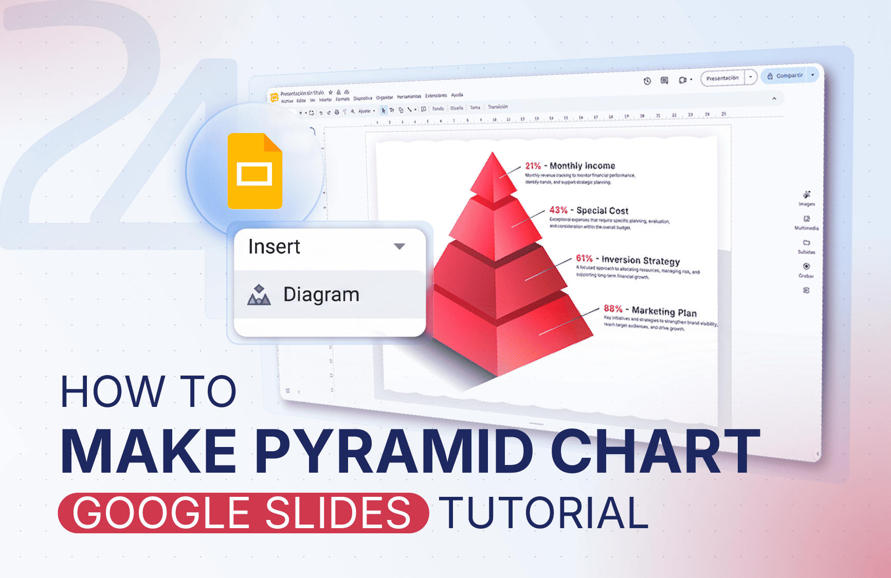 How to Make a Pyramid Chart in Google Slides? + Free Templates