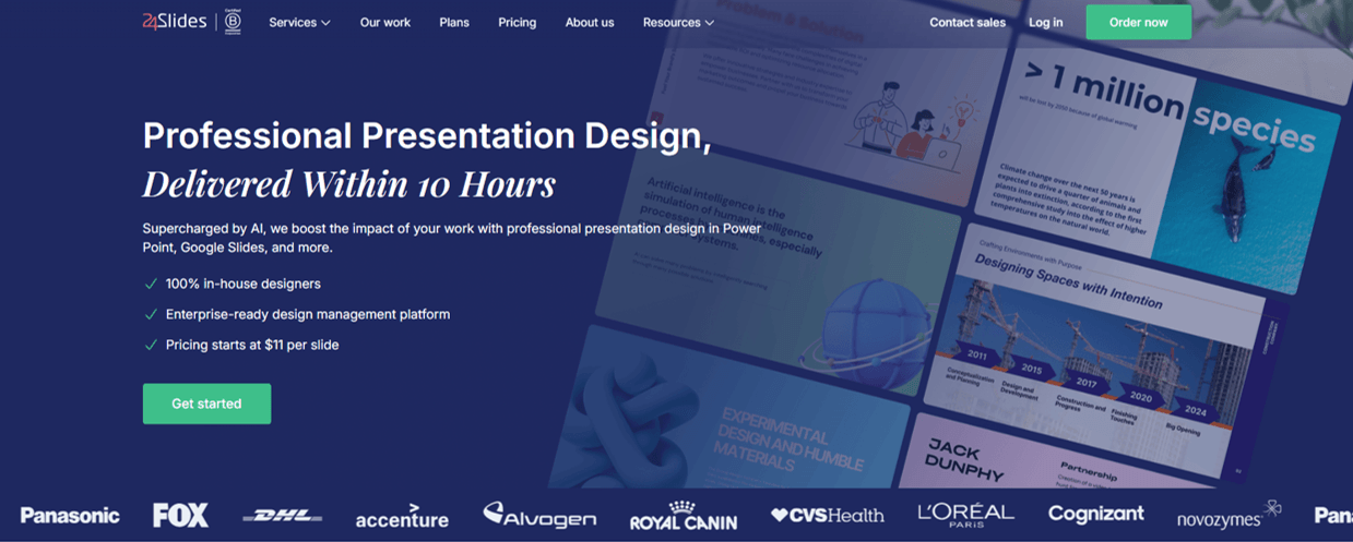 24Slides Presentation Design Company