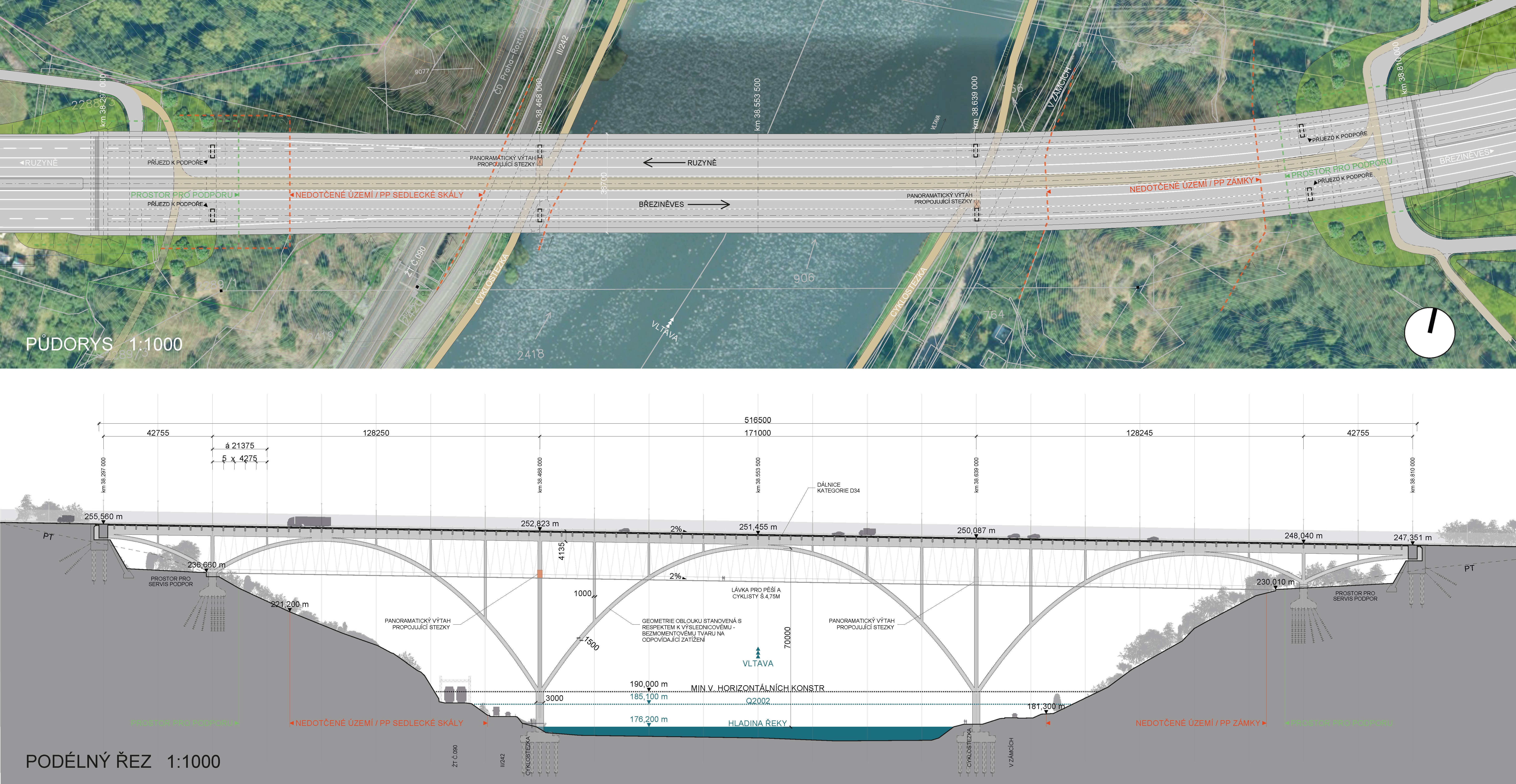 Most přes Vltavu - Návrh - 6 Most přes Vltavu - Návrh - 6