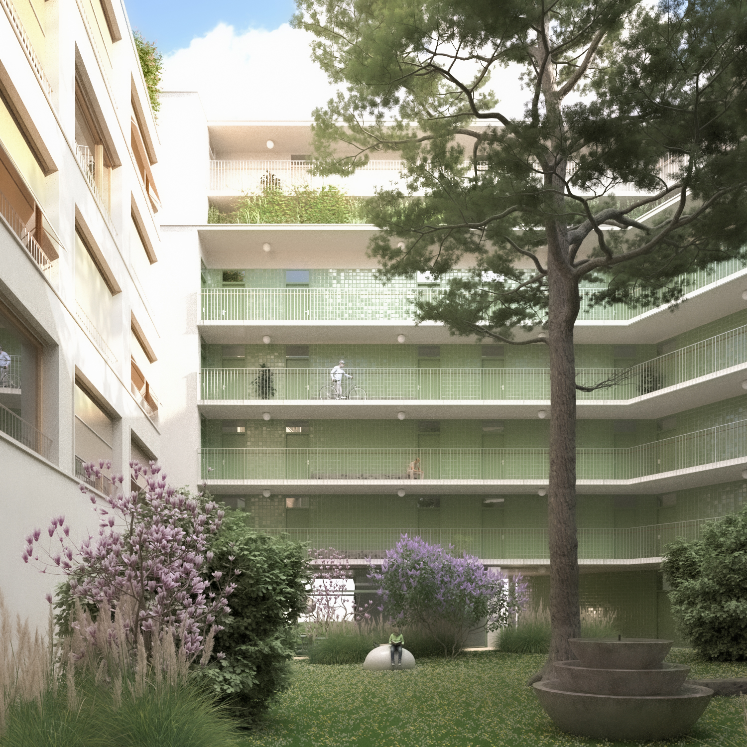 Bytový dům U Tyršovy školy - Návrh - 1 Bytový dům U Tyršovy školy - Návrh - 1