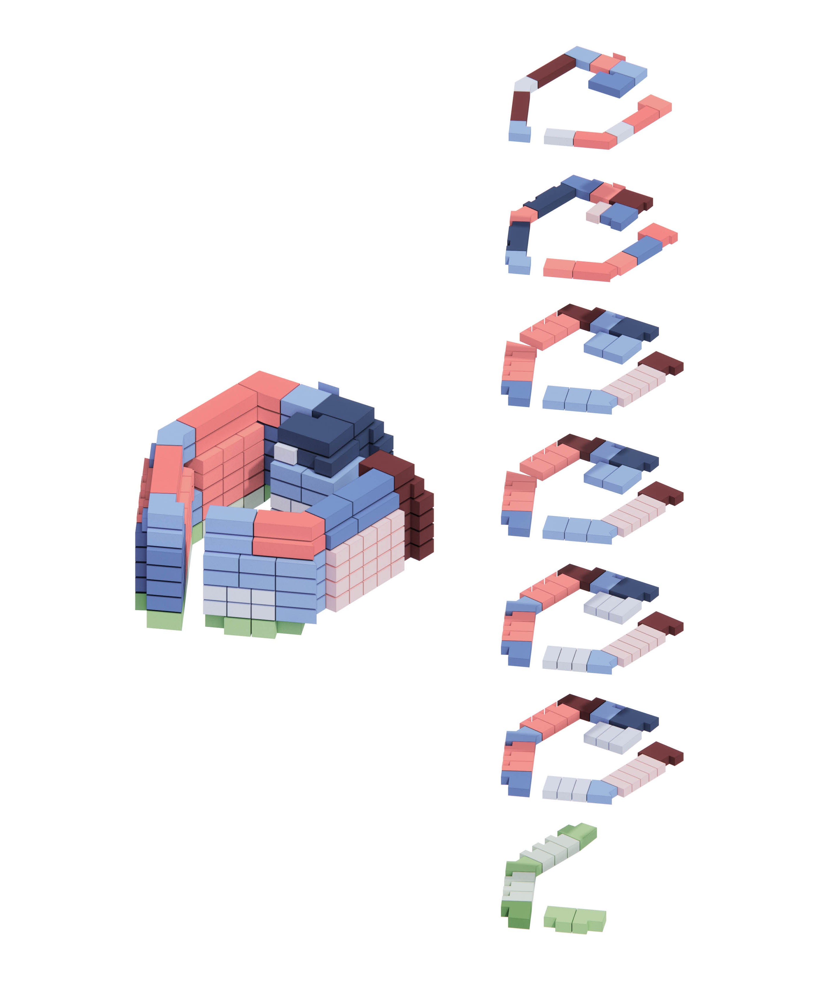 Schéma bytových jednotek Bytový dům U Tyršovy školy - Návrh - 5
