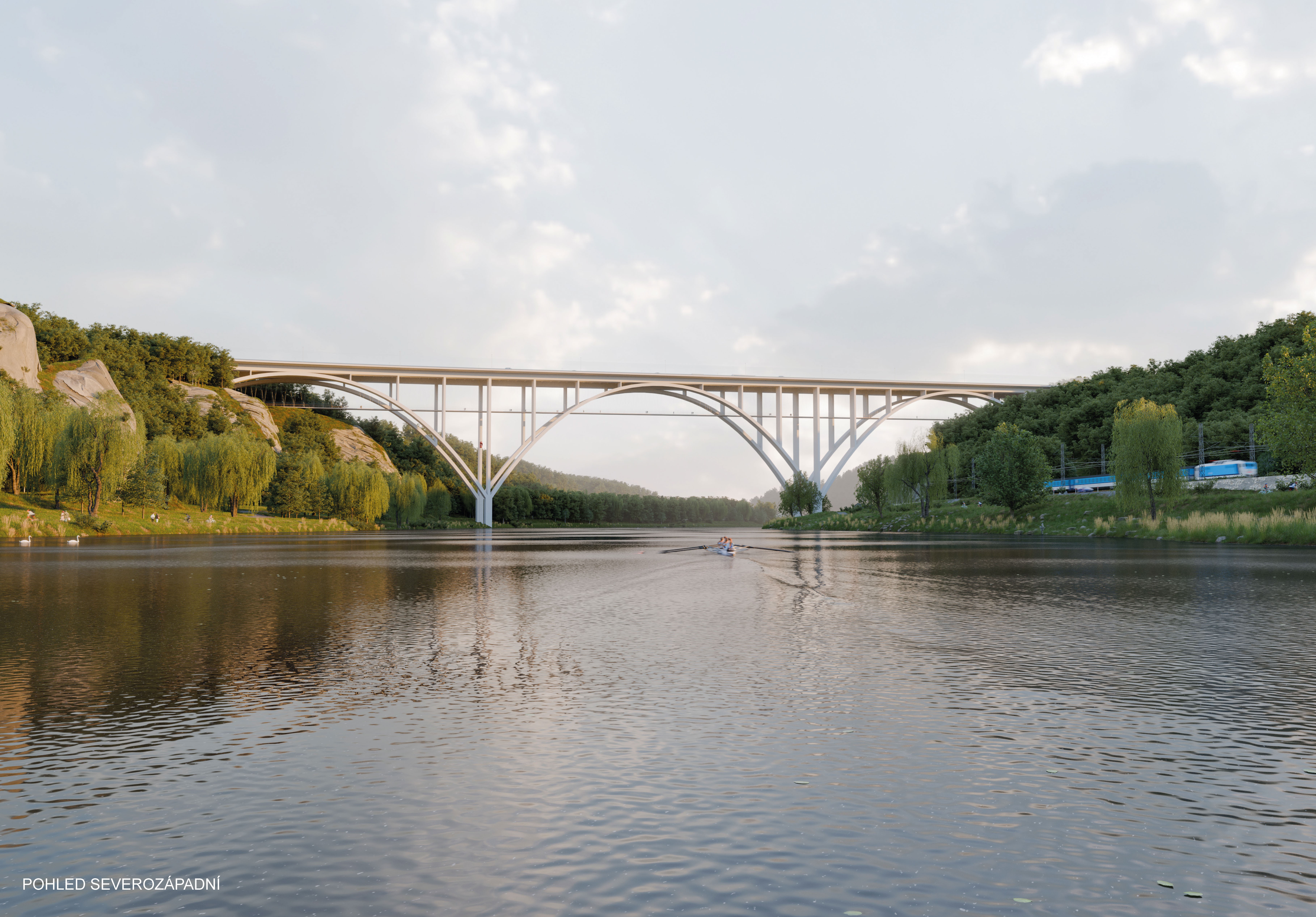 Most přes Vltavu - Návrh - 4 Most přes Vltavu - Návrh - 4