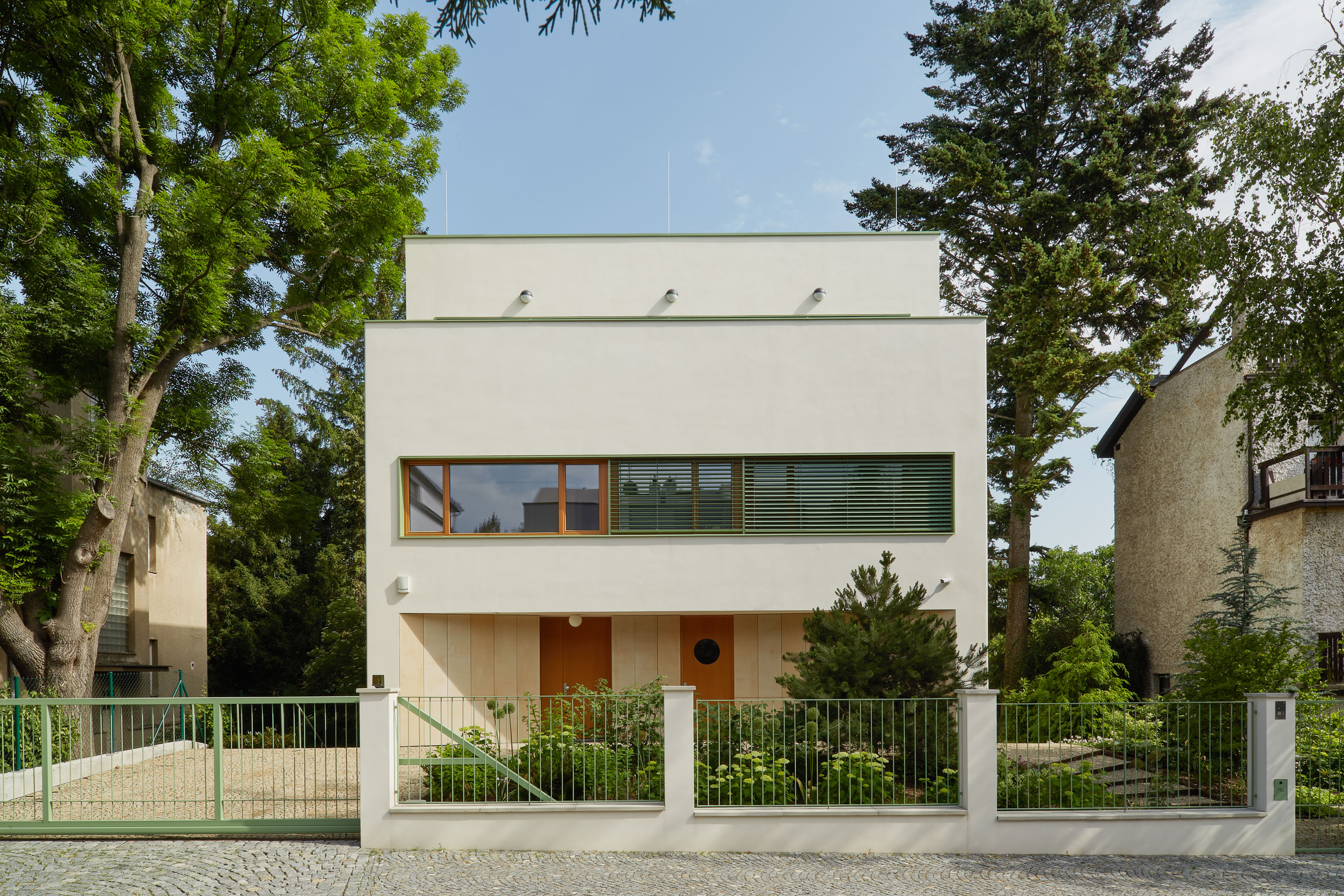 rodinný dům, funkcionalismus, vila Střešovice, Střešovice, plochá střecha, Michal Ureš