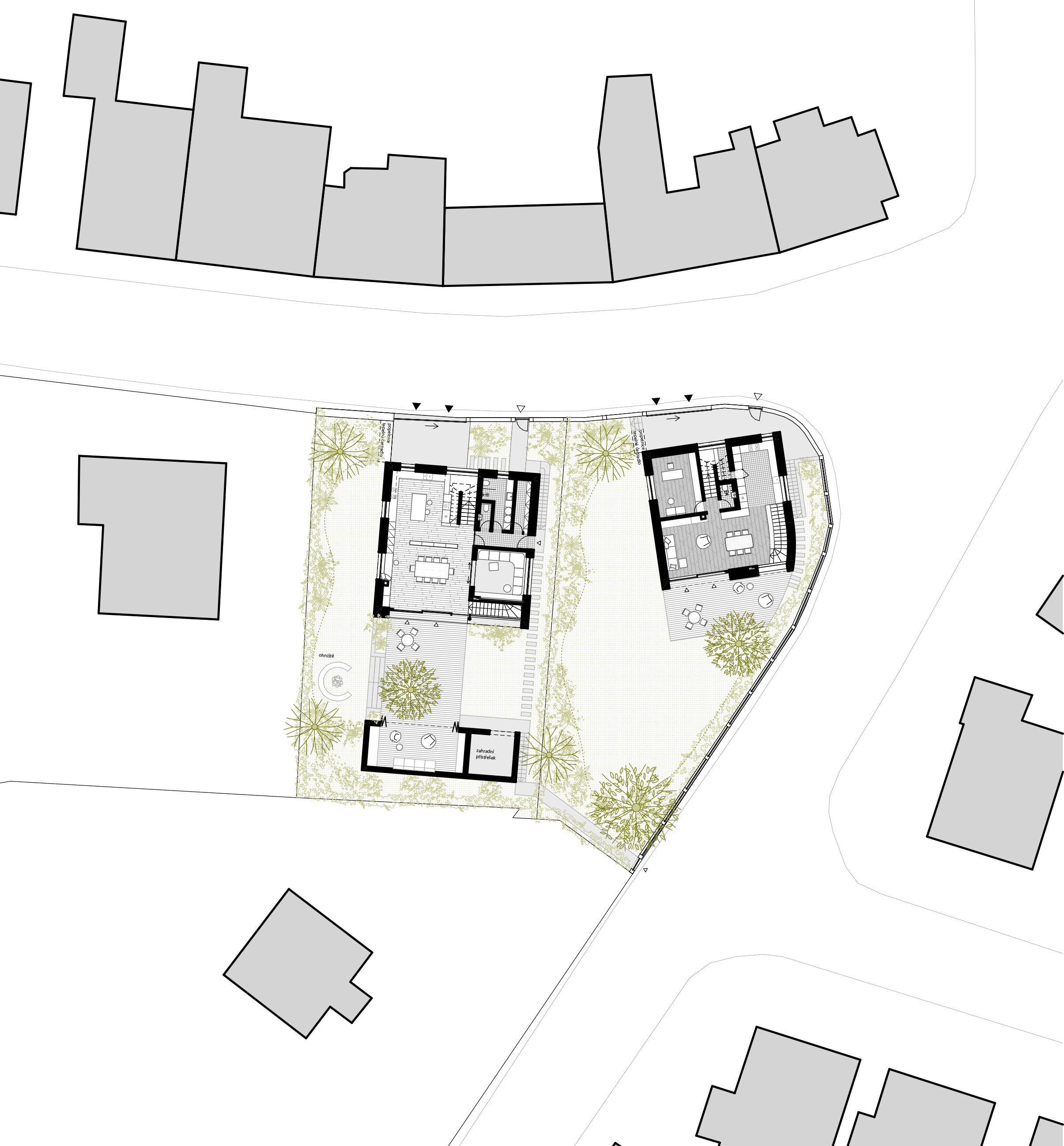 Dvě vily Roudnice nad Labem - Návrh - 1