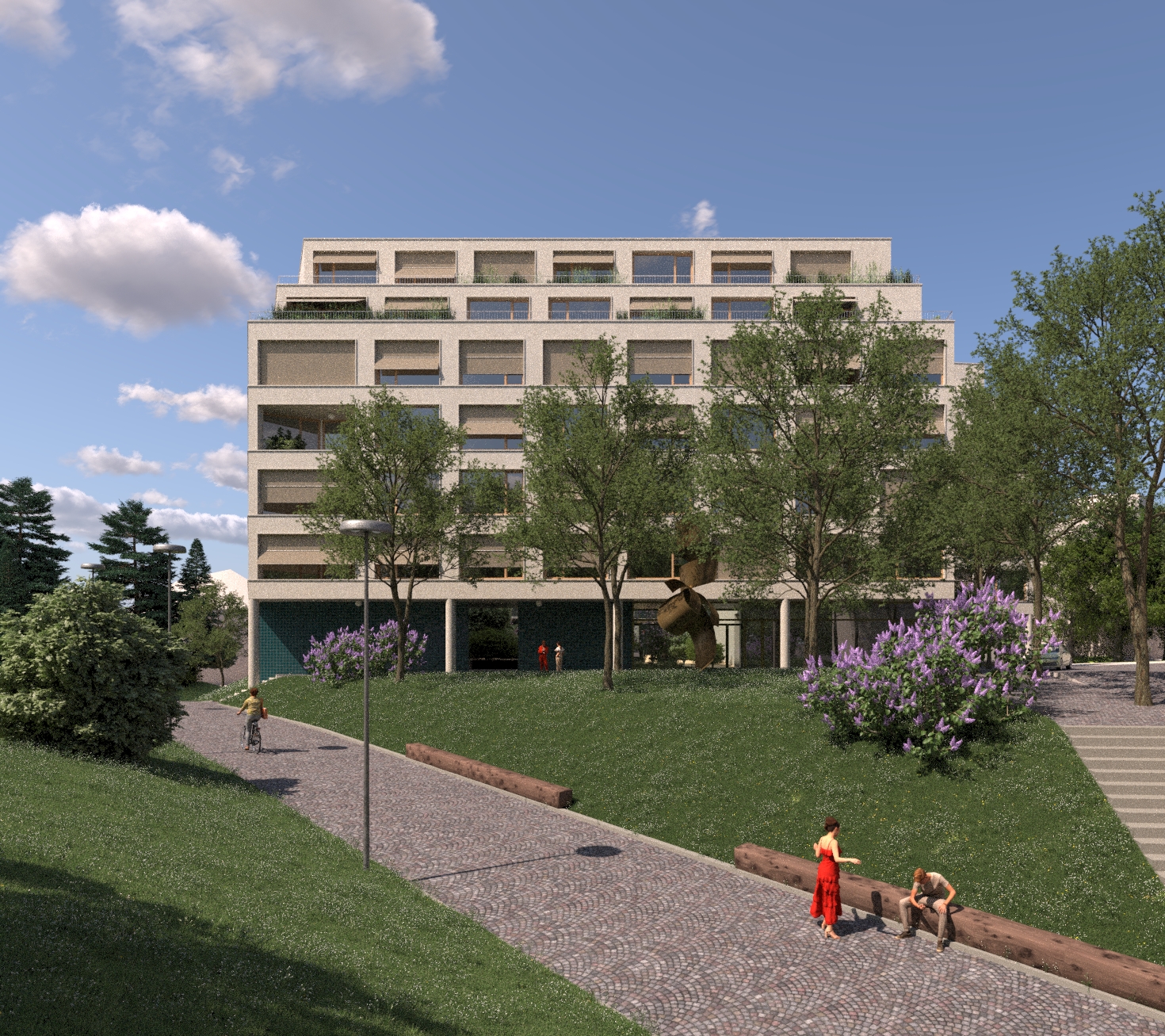 Bytový dům U Tyršovy školy - Návrh - 10 Bytový dům U Tyršovy školy - Návrh - 10