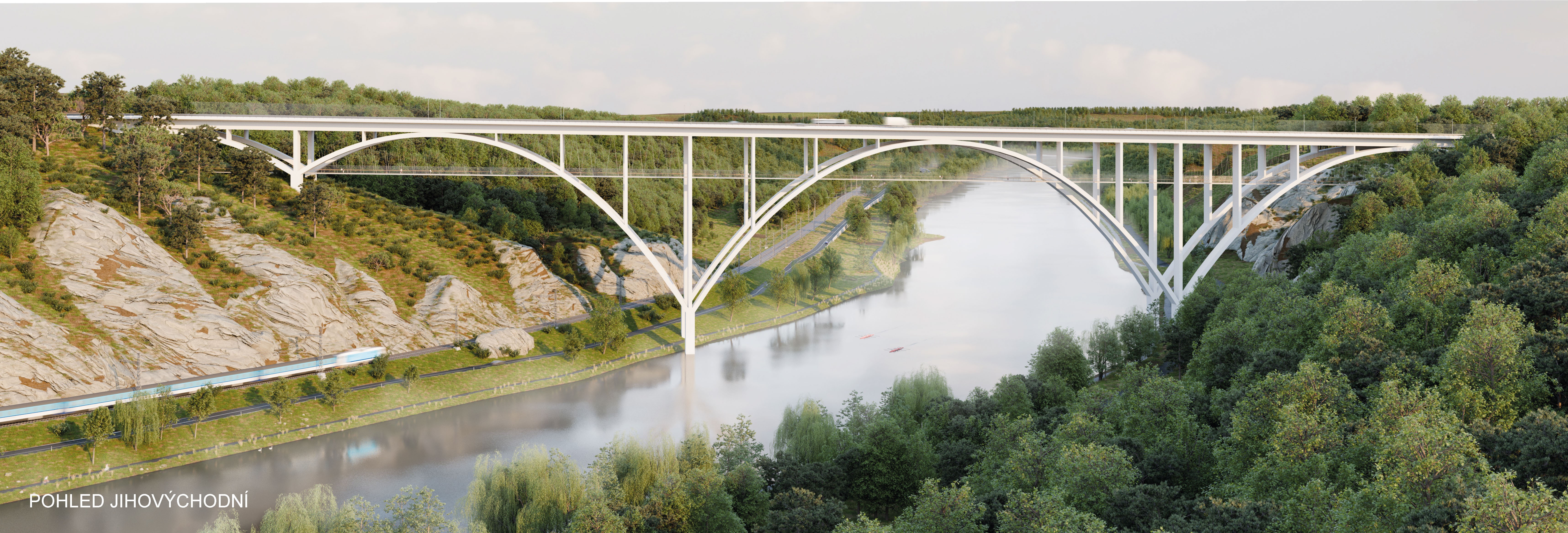 Most přes Vltavu - Návrh - 3 Most přes Vltavu - Návrh - 3