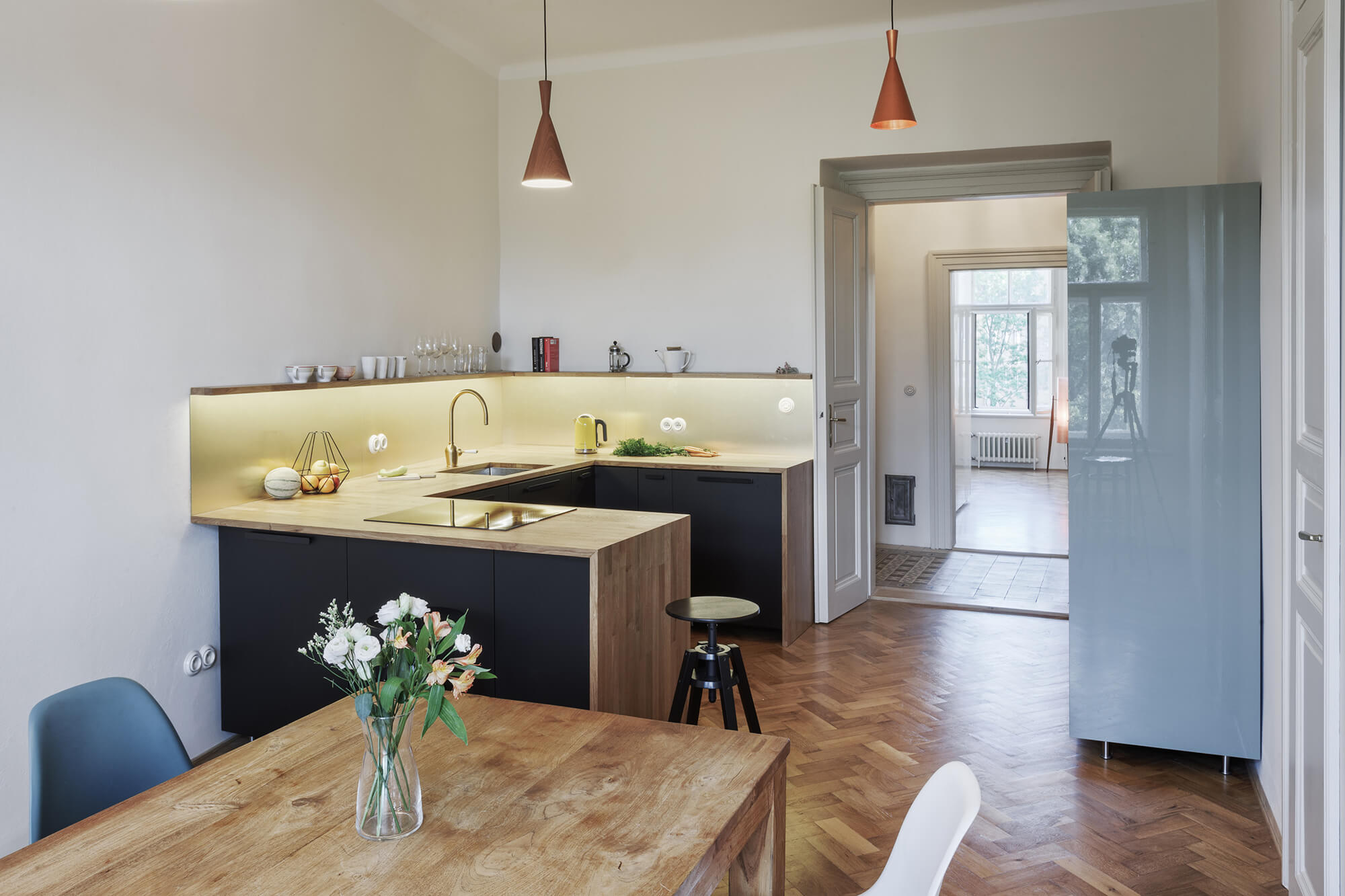Kuchyně, interiér, minimalismus