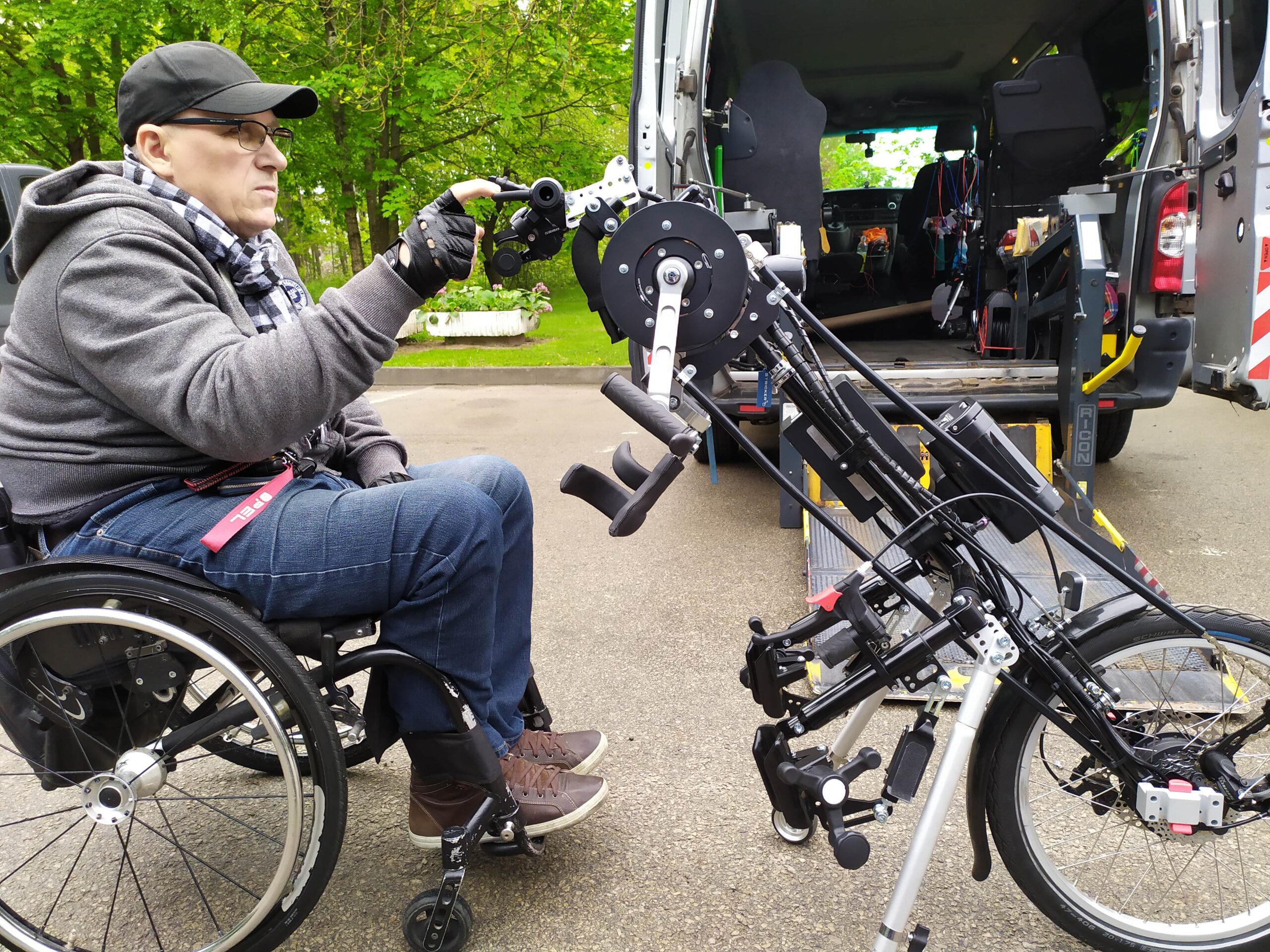 Šiuolaikiškas varytuvas neįgaliųjų vežimėliams | Rengėjų nuotr.