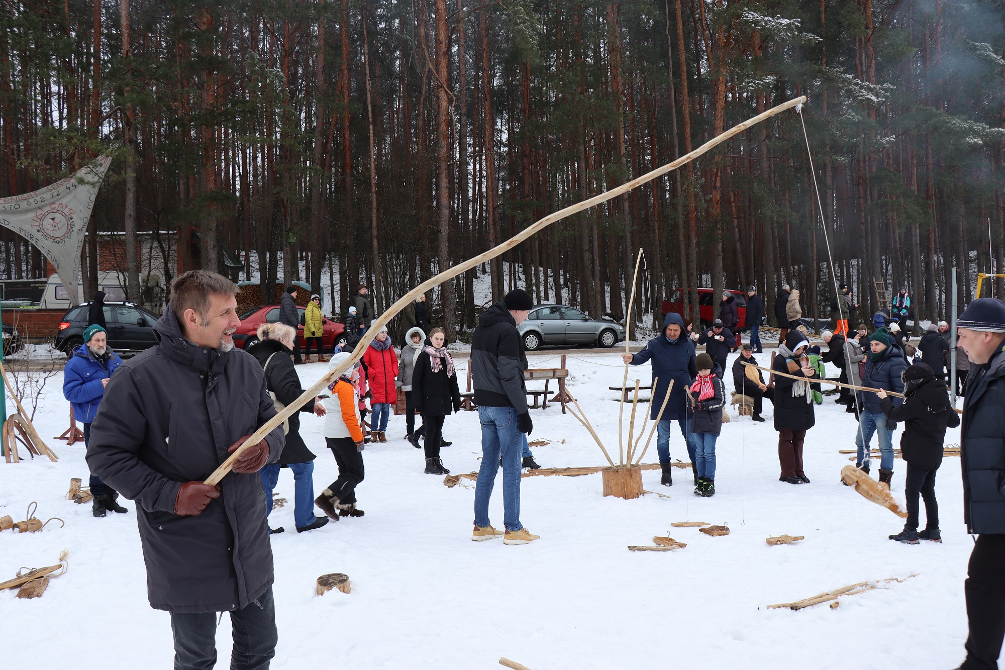 Savaitgalį Palūšėje vyko „Trauk stintelę” šventė | Ignalinos rajono savivaldybės nuotr.